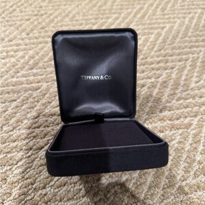 Tiffany & Co. Elegant Black Jewelry Case
